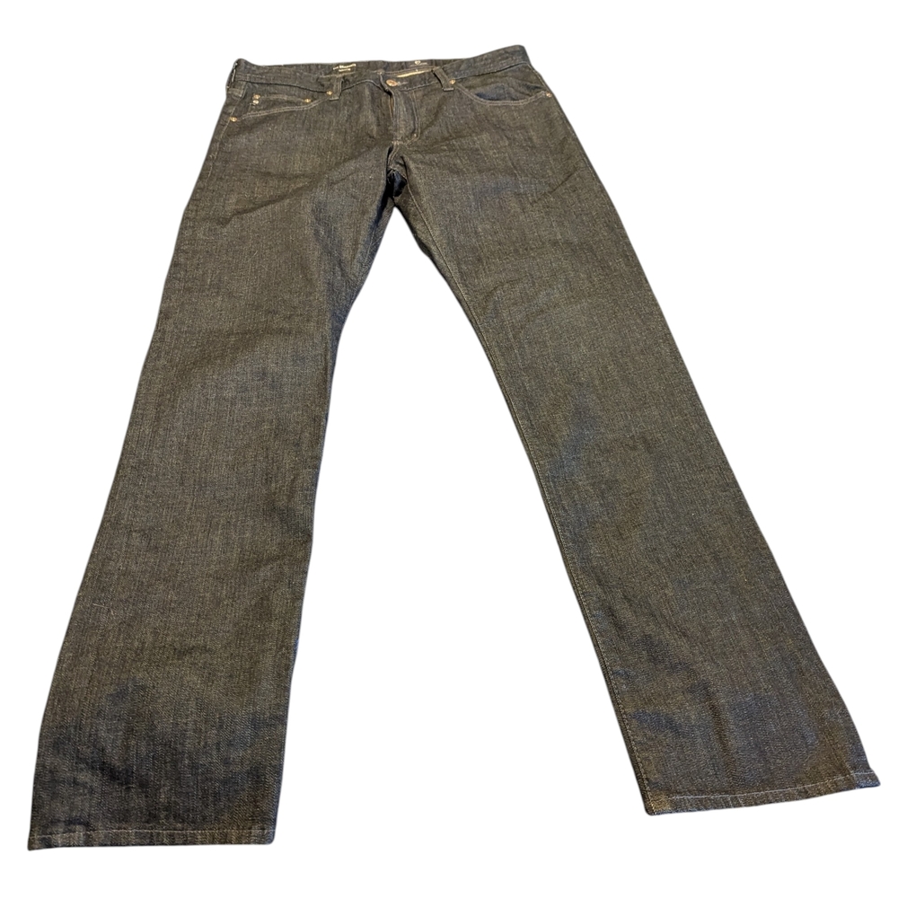 NWOT AG Adriano Goldschmied Dark Blue Tailored Legs Mens Jeans, W35 L34